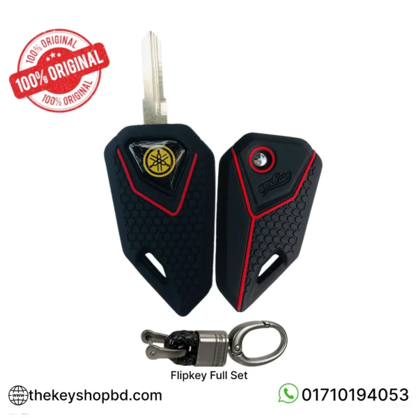 Flipkey for yamaha bike (indian version) Full set
