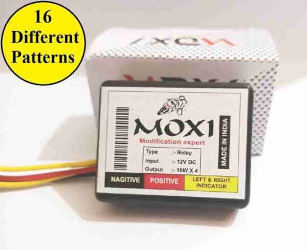 Moxi Flasher For All Bike (Flasher+switch)
