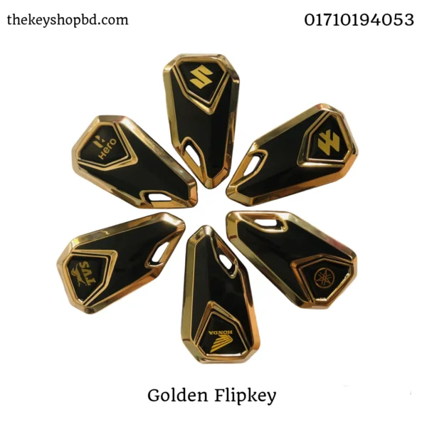 Golden Flipkey For All Bike