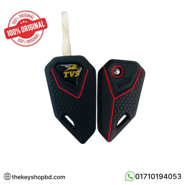 (Flipkey+ silicon cover) For Tvs Bike - Image 4