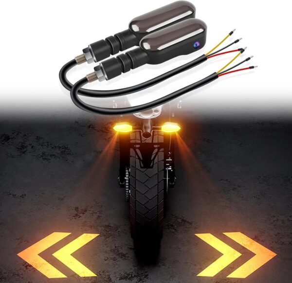 Projection Turn Signal Light For Bike (All Bikes Adjustable) - Image 2